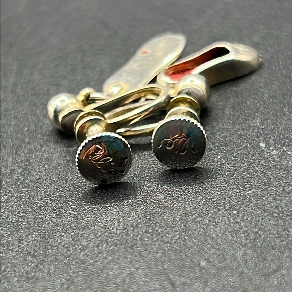 Vintage Alice ballet slippers earrings - Picture 5 of 6